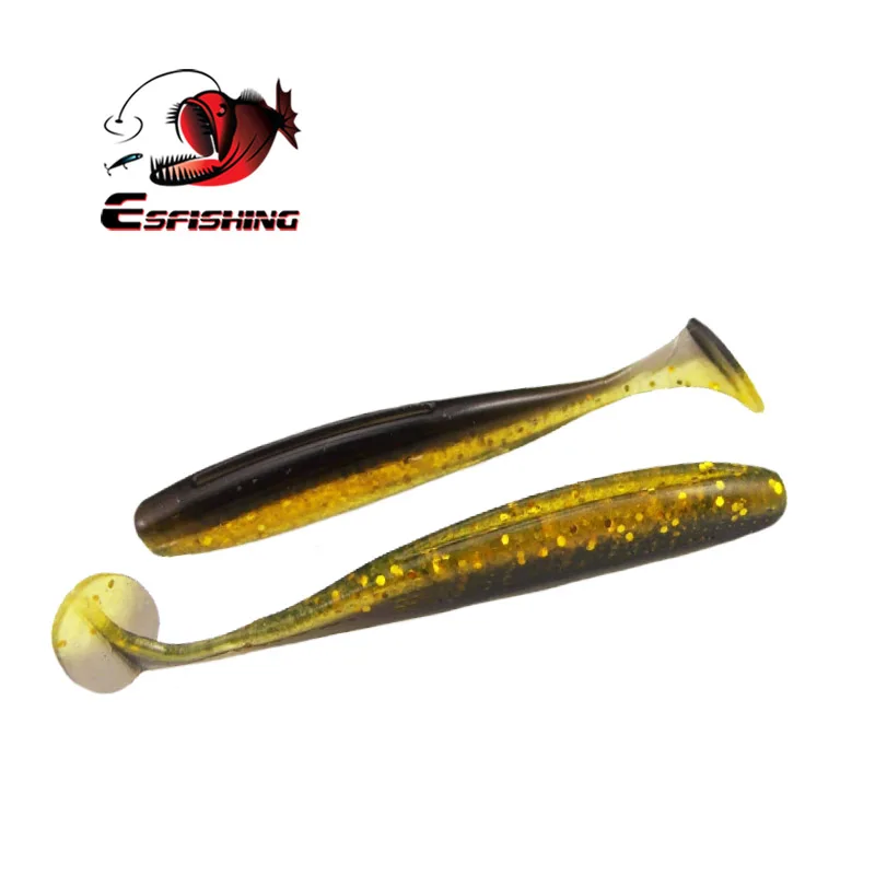 KESFISHING рыболовные приманки мягкие сумасшедшие Easy shiner Shad 50 мм 0 8 г 20 шт. воблер для