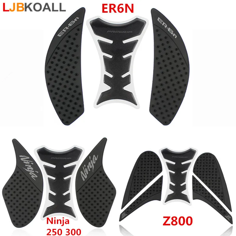 

For Kawasaki ER6N 2008-2015 Z800 2012-2015 Ninja 250 300 Z250 Z300 2013-2016 Protector Anti slip Tank Pad Sticker Gas 3M Decal