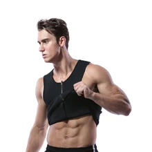 Мужские спортивные жилеты неопреновые Корсеты speed Wicking Abdo мужской корсет с застежкой-молнией Спортивная футболка для бега 695