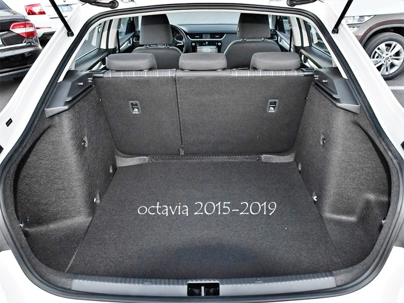 Коврики для заднего багажника автомобиля Skoda Octavia A7 Wagon AA 2015 2019 полноразмерный