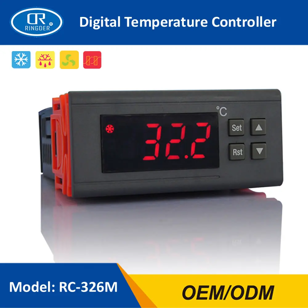 Контроллер температуры холодильника с двумя датчиками|temperature controller|refrigerator temperature