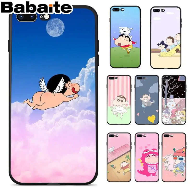 Babaite تلوين شين تشان DIY الفاخرة الراقية حامي جراب هاتف ل أبل فون 8 7 6 6 ثانية زائد X XS ماكس 5 5 ثانية SE XR الهواتف المحمولة Babaite تلوين شين تشان DIY الفاخرة الراقية حامي جراب هاتف ل أبل فون 8 7 6 6 ثانية زائد X XS ماكس 5 5 ثانية SE XR الهواتف المحمولة