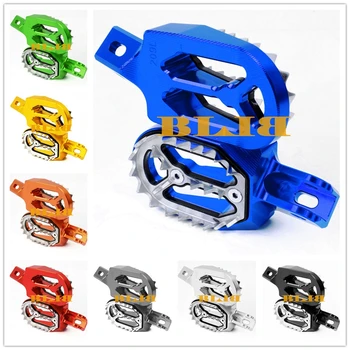 

For Yamaha YZ250F YZ 250F 250 F 2015 Motocross Footrests Foot Stakes Footpegs Sharp Teeth CNC Dirt Bike Moto Race Part Pegs
