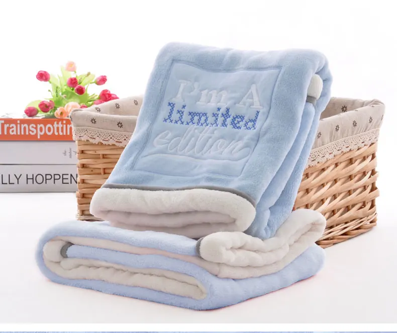 Высококачественное детское одеяло из теплого флиса Cobertor Infantil, Пеленальное Одеяло для коляски, детское постельное белье для новорожденных