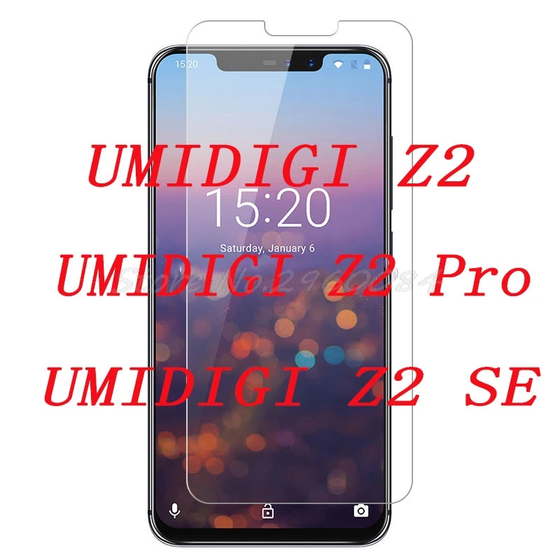Закаленное стекло 9H для смартфона UMI UMIDIGI Z2 / Pro SE 2 шт. Защитная пленка экрана