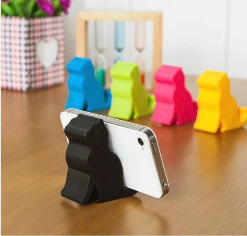 

NEW 2PC Universal Hot sell Cute Mini Cat Shape Phone Tablet Mounts Stand Holder Tool for iPhone iPad Phone Tablet Mounts Stand