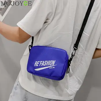 

2019 Women Shoulder Bags Solid Zipper Bags Letter Print Small Nylon Crossbody Bags Female