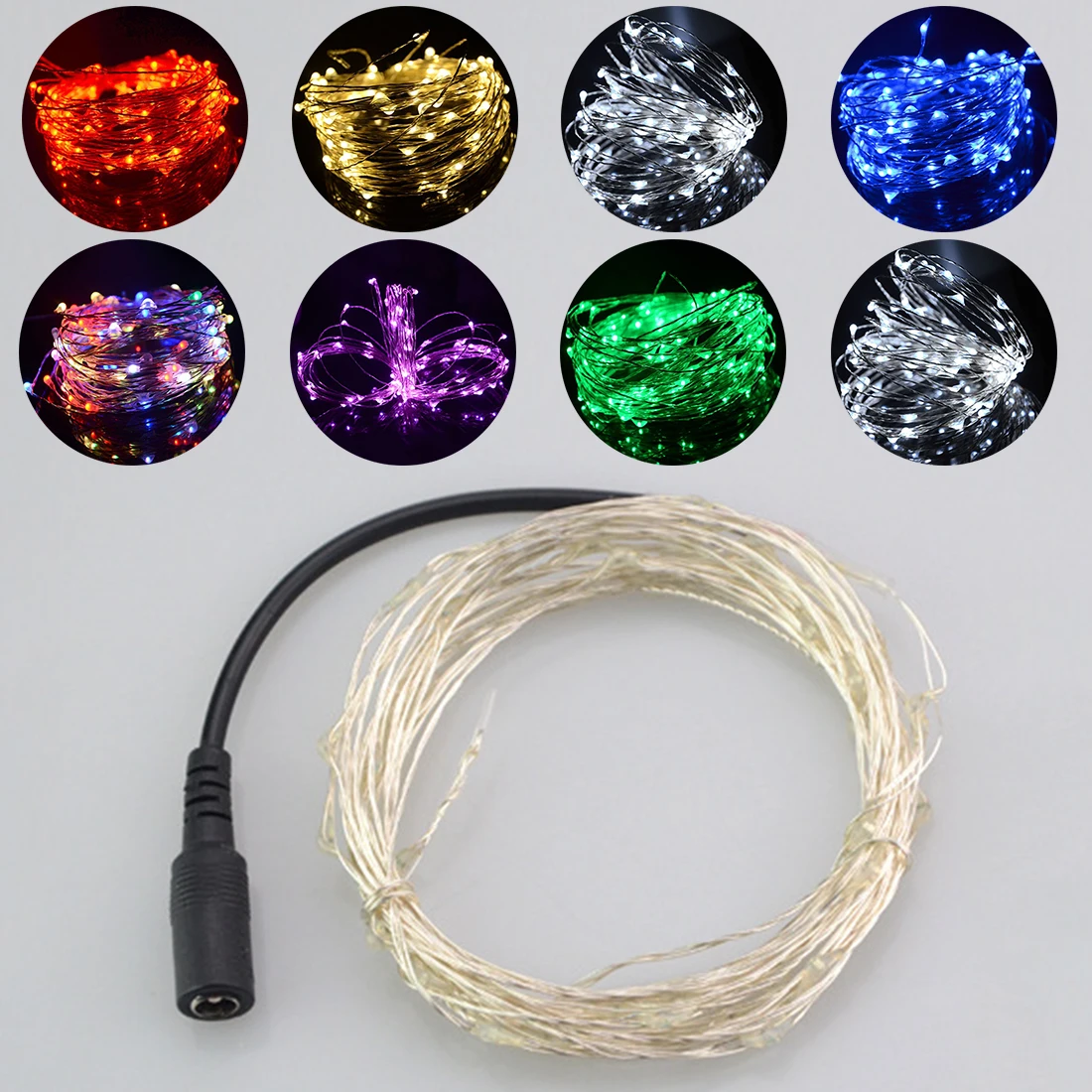 

5M/10M LED String Light Waterproof LED Copper Wire String Holiday Outdoor Fairy Lights For Christmas Party Wedding Decoration
