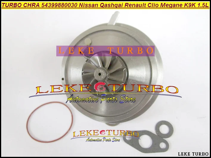 TURBO Cartridge  54399880030 54399700030 For Nissan Qashqai For Renault Clio III Megane 2 Scenic 2 K9K 1