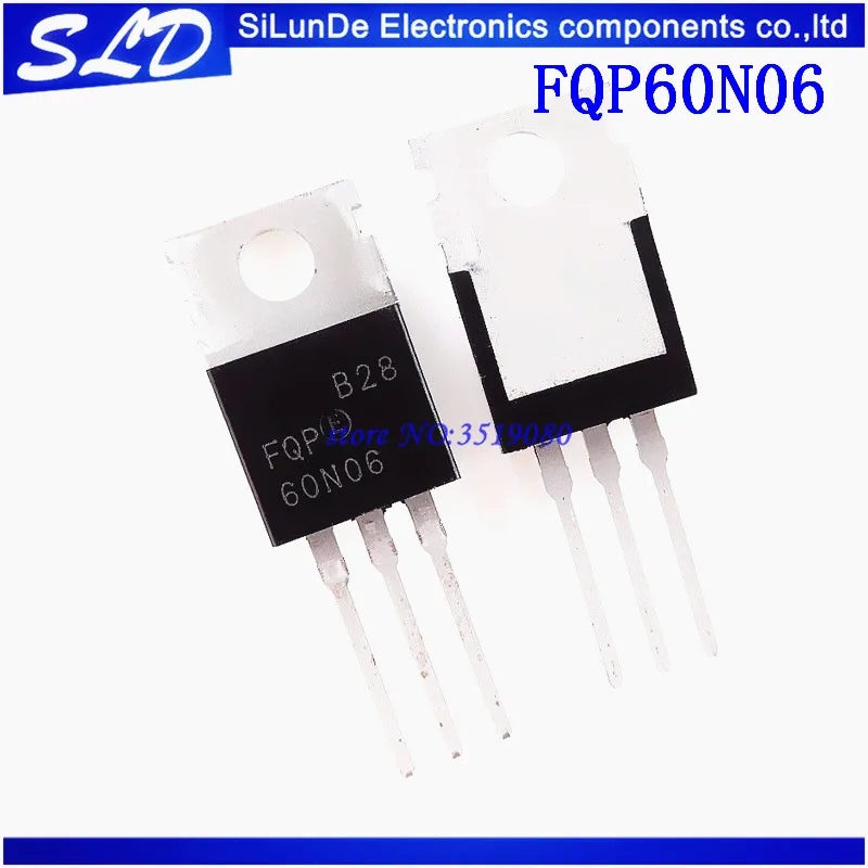 5 шт./лот FQP60N06 TO-220 60N06 Новый и оригинальный | Электроника