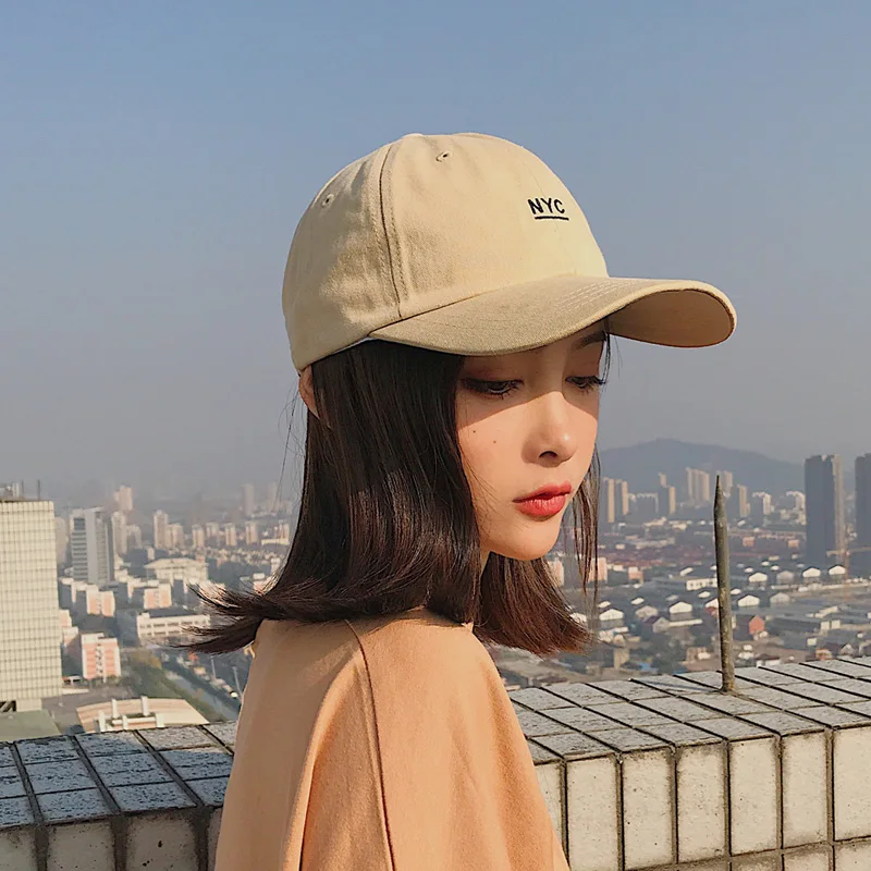 

Duck tongue men and women Korean casual wild baseball caps tide people hip hop hat sunscreen sunshade