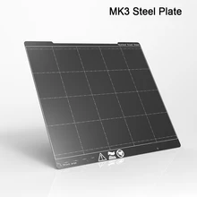 MK3 I3 254X241 PEI пружинная стальная пластина двухсторонняя с порошковым покрытием для Prusa i3 MK3 Mk3S MK2 3D принтер