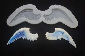 

1pcs Angel Wings Silicone Mold for Epoxy Resin Jewelry tools Making DIY Hand Craft Mobile Phone Case accessories Crystal Mold