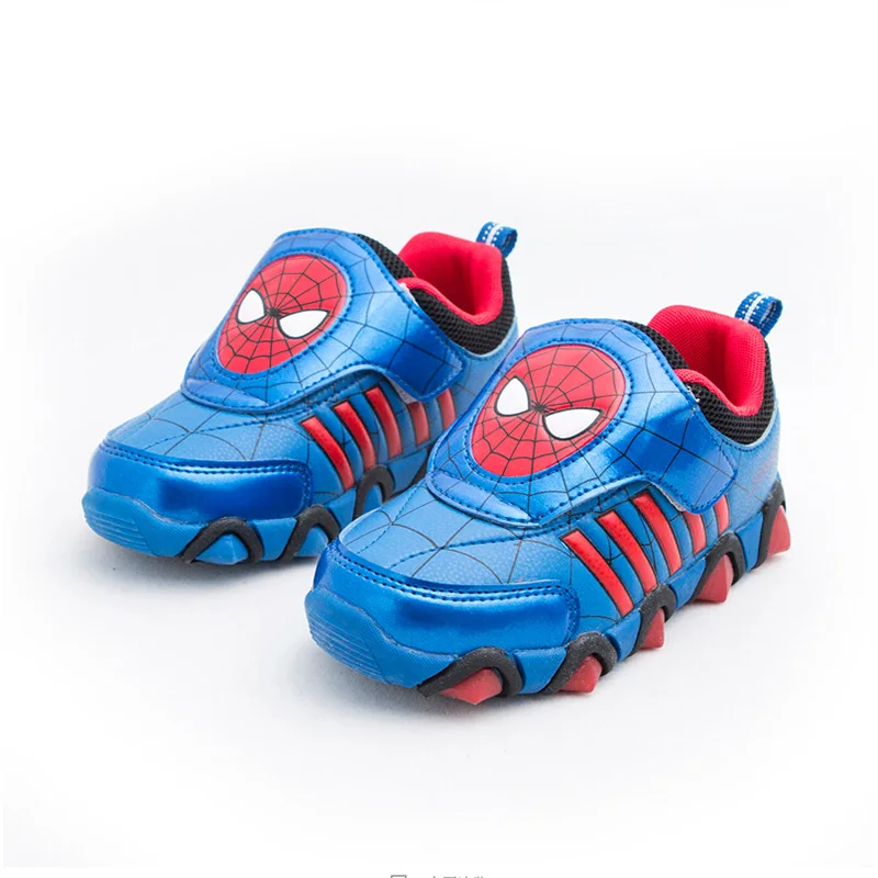 children shoes with light 2016 all season brand cartoon