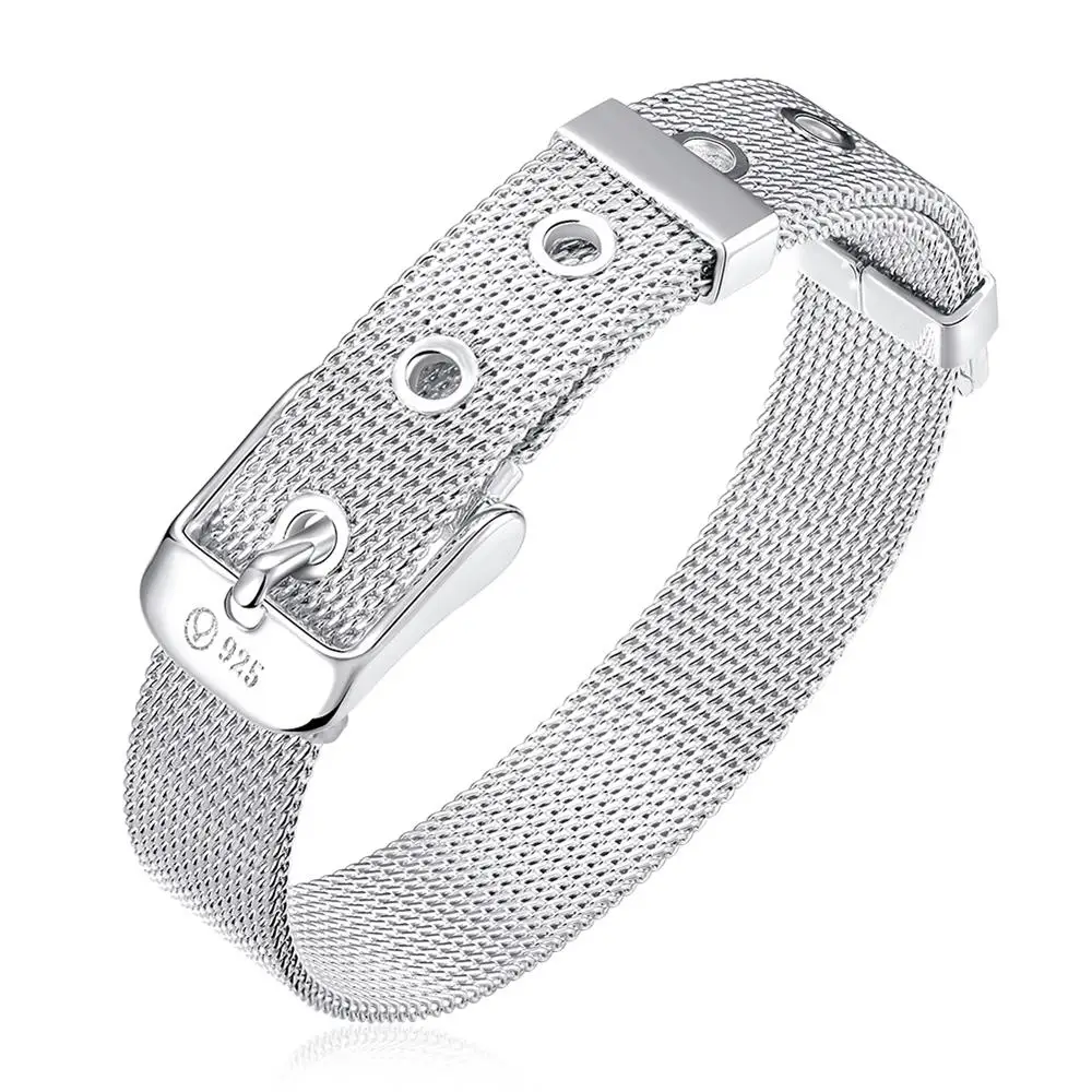 

Unisex Jewelry New Arrival Silver Plated Bracelet For Women Cute Style Charm chain