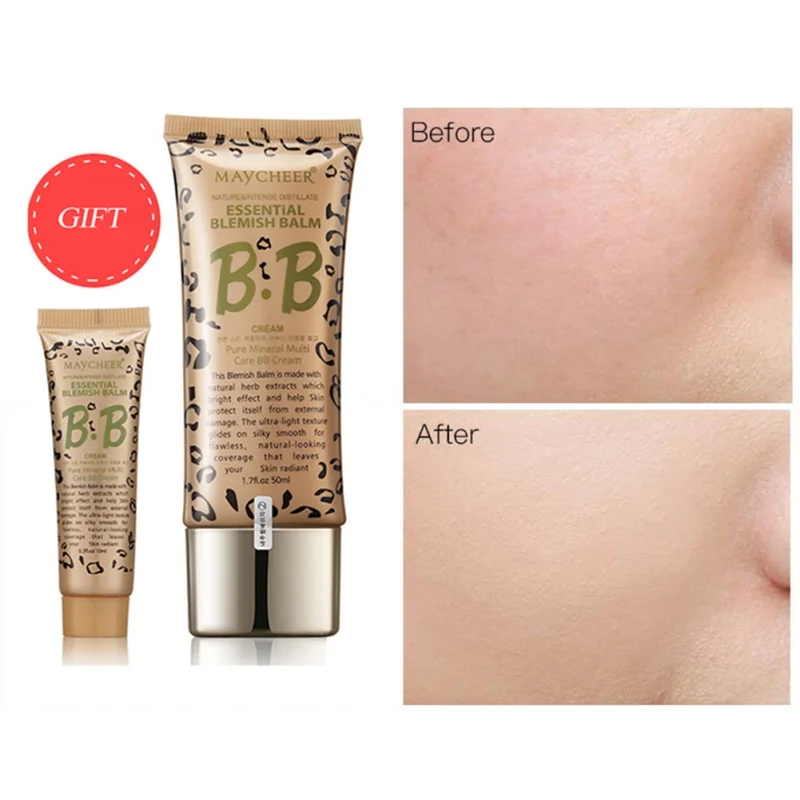 

Leopard Print BB Cream Perfect Cover BB Cream Korean Cosmetics Face Base Make Up Makeup Foundation Concealer Facial