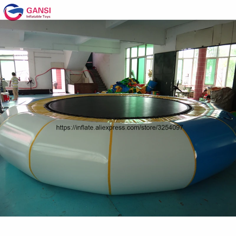 Durable waterproof used water trampoline , sport equipment inflatable water trampoline for sale