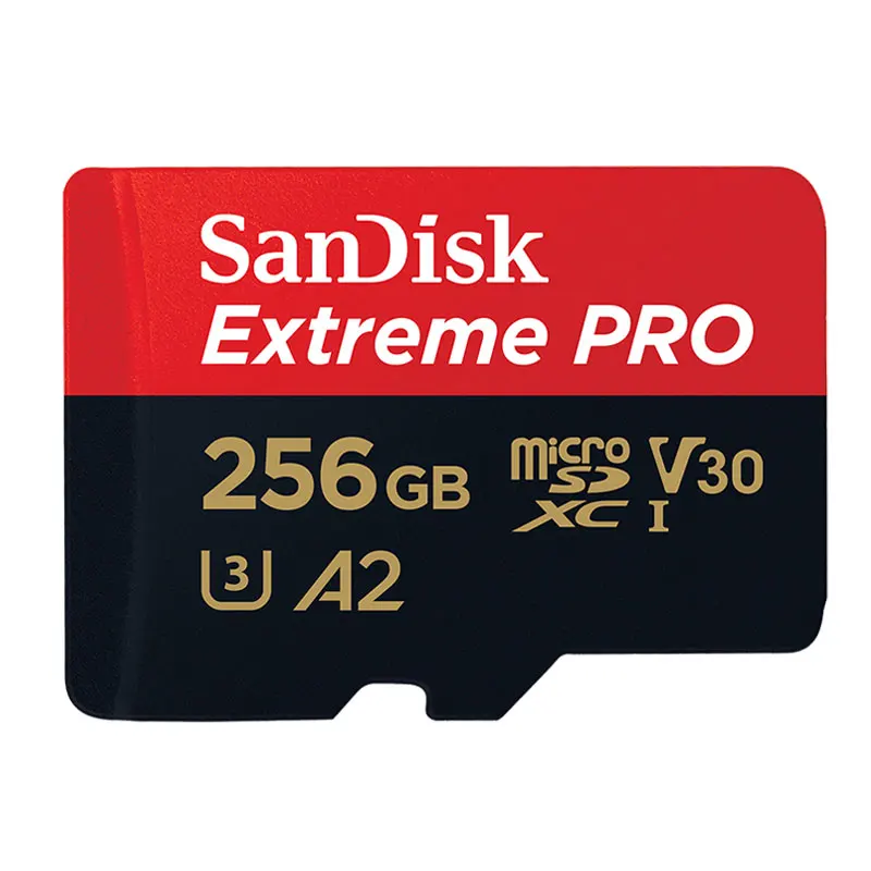 Карта памяти SanDisk Extreme PRO microSDXC карта 64 ГБ 128 256 до 170 МБ/с./с скорость чтения U3 V30 A2