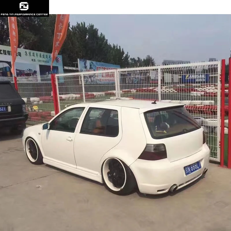 GOLF 4 R32 стиль PU Upainted задний бампер для Volkswagen VW Golf 4 R32 комплект кузова автомобиля 03-05