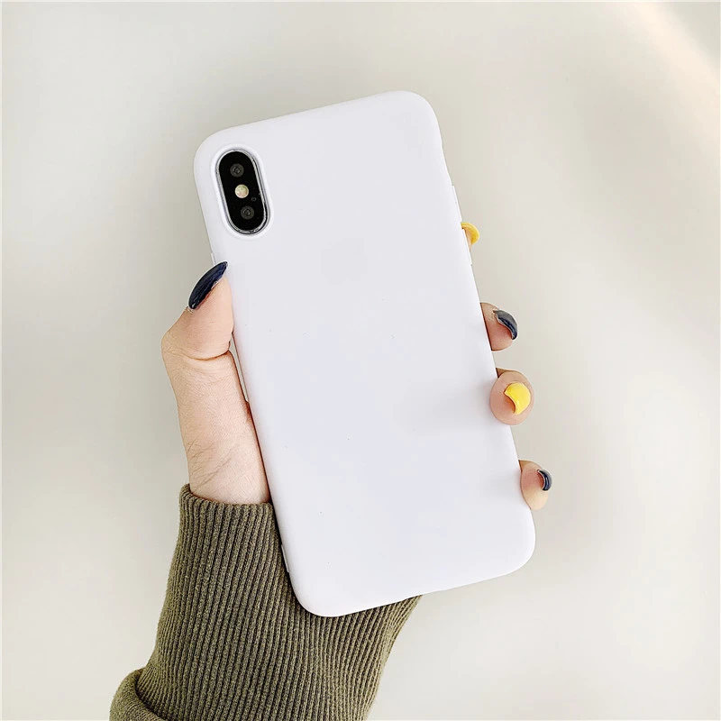 Чехол для телефона Ottwn карамельного цвета s для iPhone 11 Pro Max 7 Чехол 8 Plus X XR XS Max ультратонкий задний Чехол 5 5S SE 6 6splus мягкий силиконовый