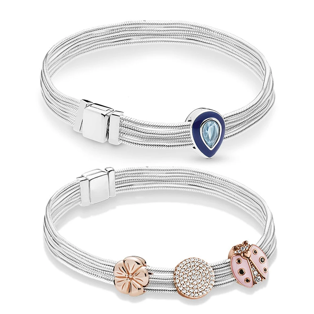 

Kaliyah 925 Present Form Of Silver Jewel Lovers Joint Stearin Read More Fit Jewellery Bracelets Original Diy A Set Of Prices