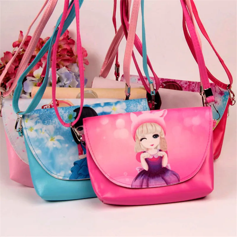 Cute children handbags cartoon bow girls kids fashion mini messagers