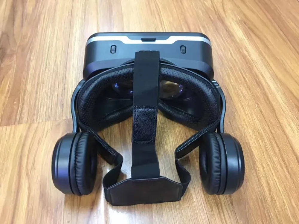 VR Shinecon 6,0 Смарт виртуальной реальности VR очки с Hi-Fi стерео объемные наушники гарнитура 3D кино игры для 4,7-" смартфон