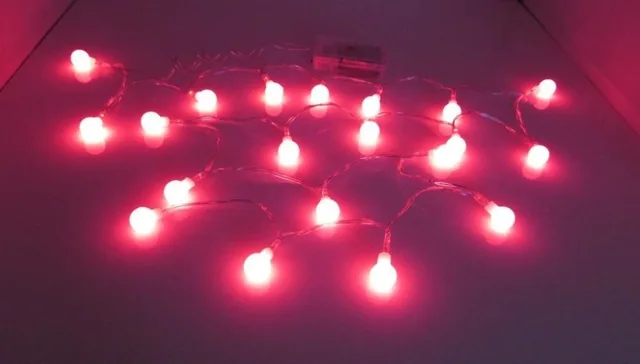 Uk Er Battery Operated Berry Ball Pendant Light In Red Led 2m Uk Er Battery Operated Berry Ball Pendant Light In Red Led 2m Fairy Lights