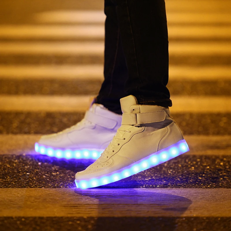led platform sneakers