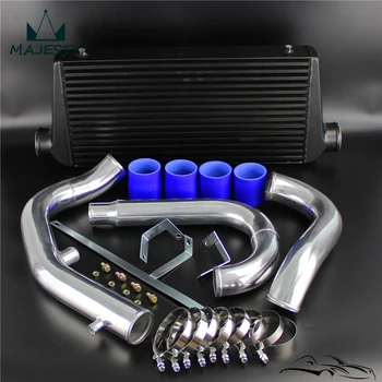 

FRONT MOUNT INTERCOOLER Black KIT PIPING KIT FOR M*ITSUBISHI L*ANCER EVO 7 8 9