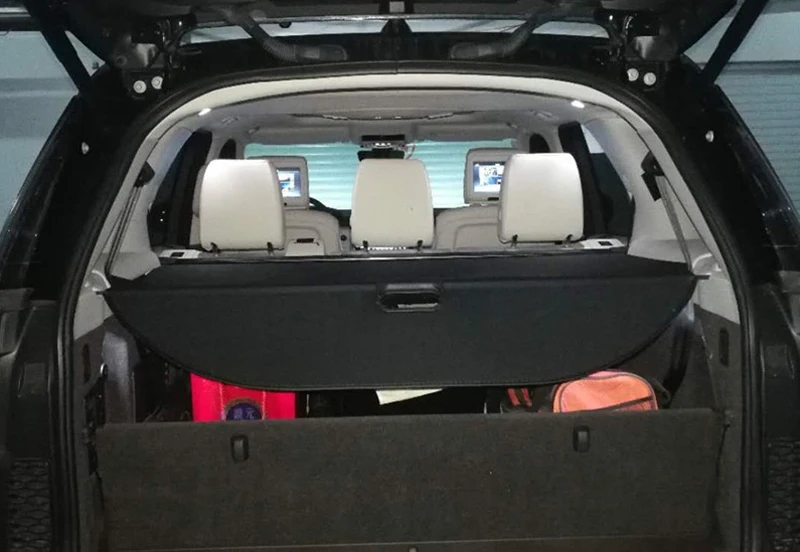 

Alluminium Black Rear Retractable Trunk Security Shield Cargo Cover For Land Rover Discovery 5 L462 2017 2018
