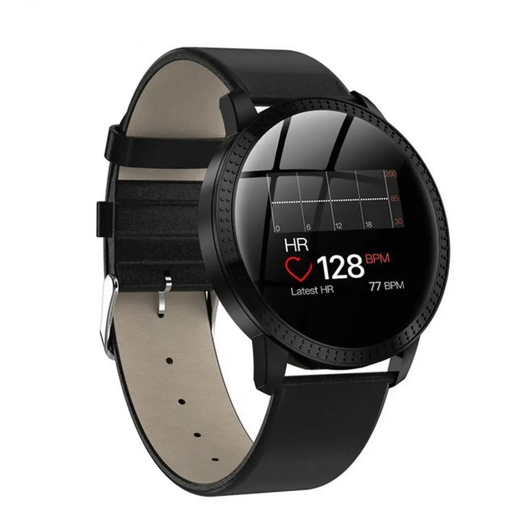 

Heart Rate Monitoring Metal Round Screen Waterproof Sports Bracelet Smart Watch