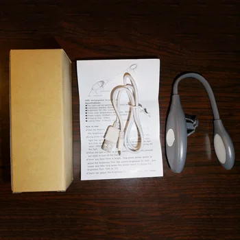 

High Quality Silicone Hose USB 3 Light Adjusted Reading Lamp LED Book Light Charging Clip Lamp for Kindle Night Reading Light