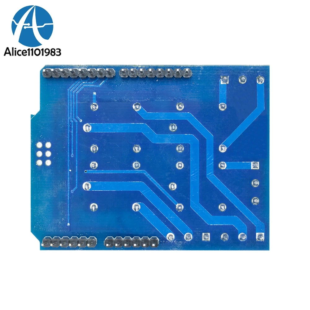 5 в 4 4CH CH Канал реле Swtich щит V2.0 расширитель Плата расширения для Arduino UNO R3 модуль
