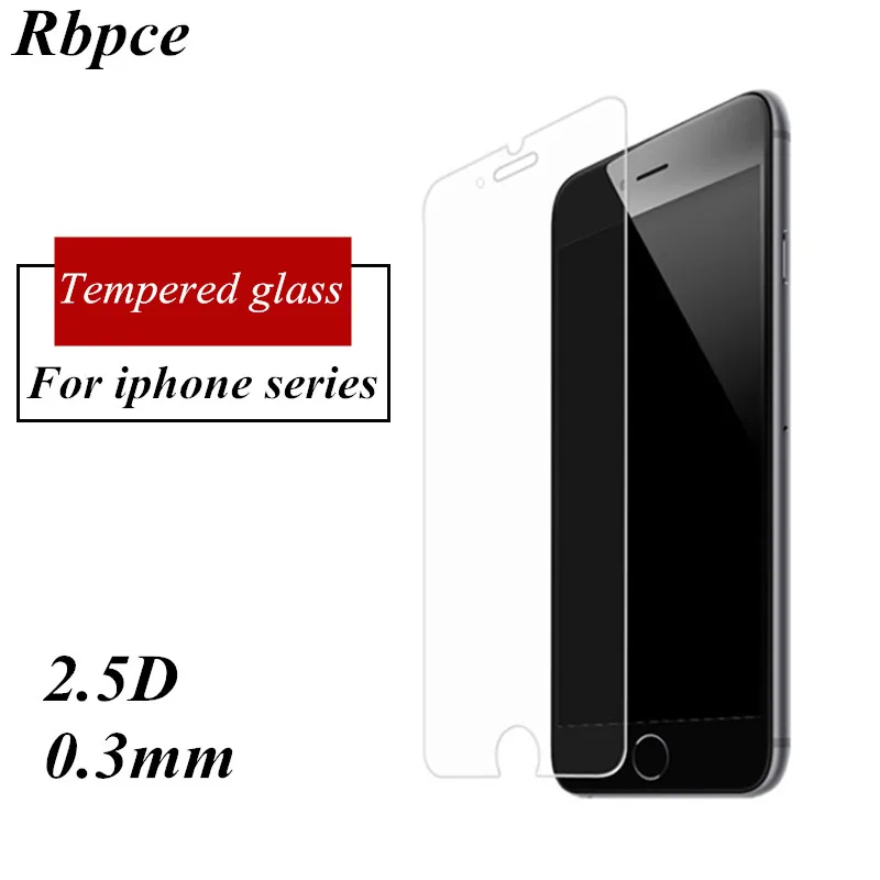 2.5D HD Tempered glass screen protector for apple iphone 5 5s  4.0 inch 6 6s 7 4.7 inch and 6 6s 7 plus 5.5 inch  + Clean Tools
