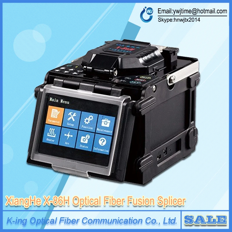 

X-86H FTTH Fusion Splicer Optical Fiber Fusion Splicer X86 X-86 X86H FTTx Fiber Optic Fusion Splicing Welding Machine