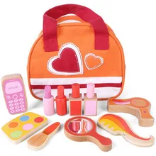 Новые деревянные детские игрушки косметический набор игрушки детские развивающие игрушки для детей Подарки