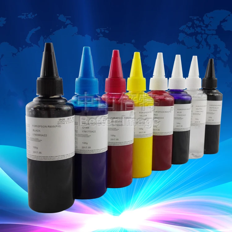 

XIMO 8*100ml Refill Pigment Ink For Epson Stylus photo R1800 R800