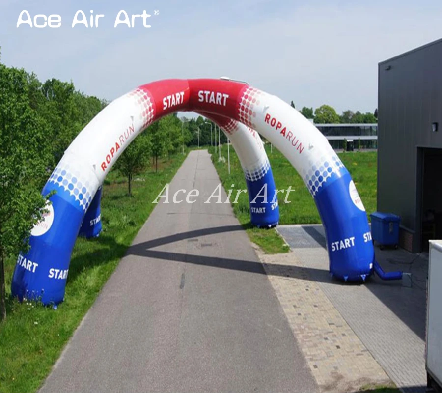  Giant 4 legs standing freely Inflatable arch/FINISH Lineair balloon spider tent without curtains fo