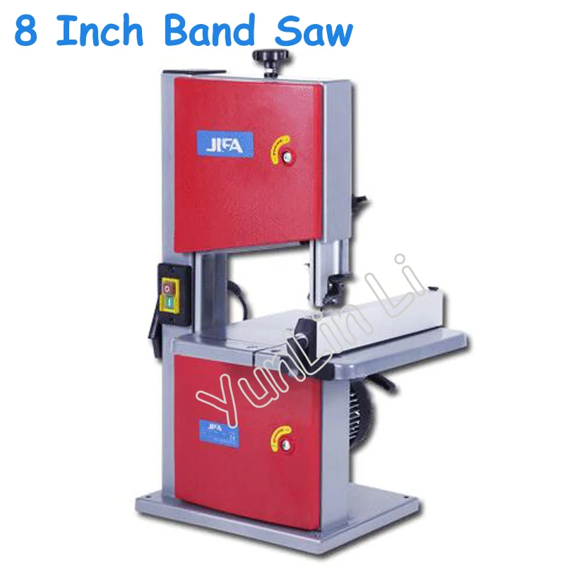 8 Inch Band Saw 220V Multifunctional Woodworking Band Sawing Machine Solid Wood Flooring Installation Work Table Saws