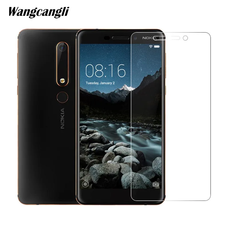 

Wangcangli 2.5D tempered glass For Nokia 6.1 screen protector 9H ultra-thin mobile phone screen protector glass