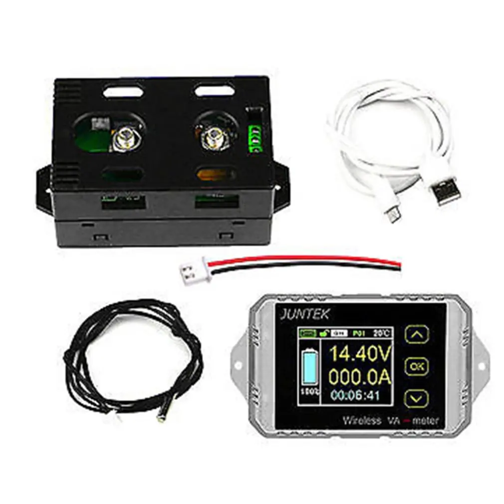 

VAT1300 DC 120V 300A Wireless Multifunction Battery Coulometer Coulomb meter Digital DC power watt meter battery tester