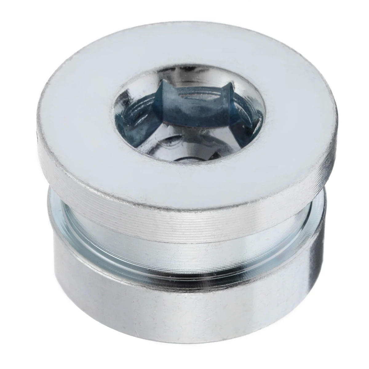 2pcs/set M18 x 1.5 O2 Oxygen Sensor Stainless Steel Weld On Bung Plug Nut Cap Kit Easy To Weld On