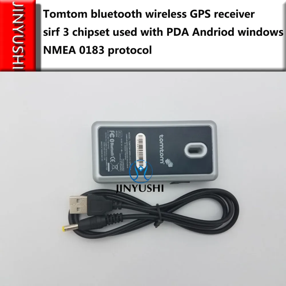 JINYUSHI для Tomtom bluetooth беспроводной gps приемник sirf 3 чипсет используется с PDA Andriod windows NMEA 0183 протокол