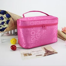 Для женщин Косметическая сумка составляют организатор мешок Для женщин косметический Макияж случае Леди Путешествия Организатор женский дорожный несессер