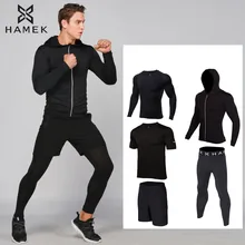 Новые мужские наборы для тренировок, быстросохнущие спортивные костюмы для бега, милый костюм для йоги, одежда для фитнеса, спортивные баскетбольные наборы