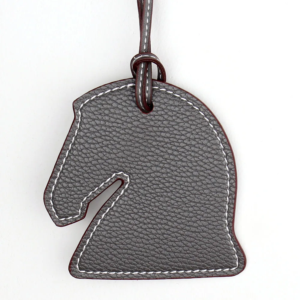 Известный бренд Дизайнерский Модный ручной работы из искусственной кожи брелок Лошадь Подвеска для рюкзака женская сумка Шарм