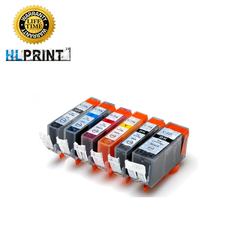 

ink cartridge BCI325 BCI326 Compatible for Canon PIXUS MG6130 MG6230 MG8130 MG8230 printer 6pcs/lot