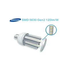 54 Вт E27/E40 высокой мощности Светодиодный уличный фонарь в форме кукурузного початка samsung SMD5630 светодиодный чипы садовый столб потолочные люстры встроенный драйвер переменного тока 85-265 V