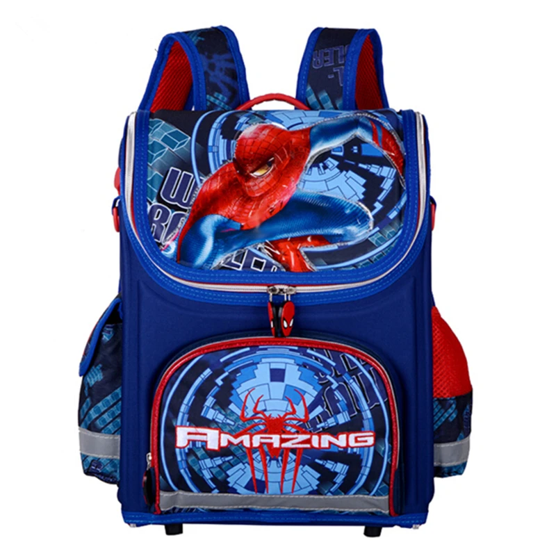 

New Children School Bags For Boys Orthopedic Waterproof Backpacks Child Boy Spiderman Book bag Satchel Knapsack Mochila escolar